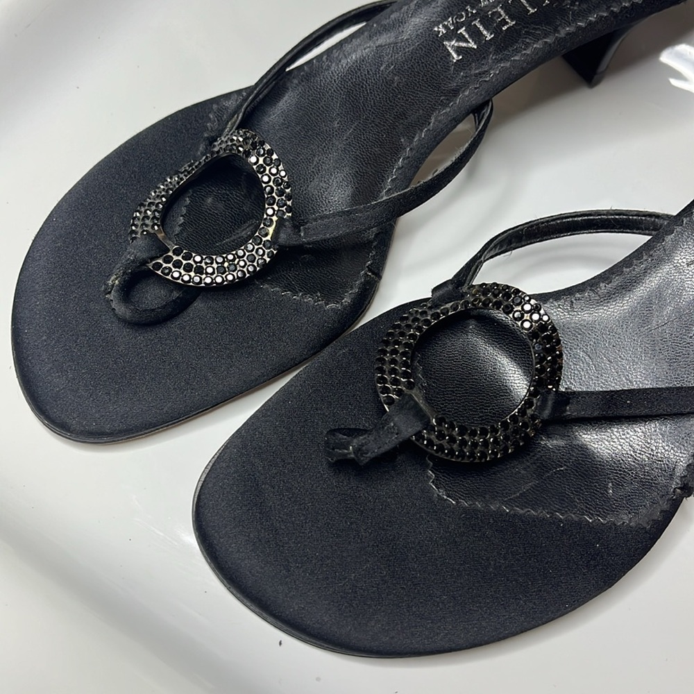 Anne Klein Black Women's Sandals - Picture 2 of 12